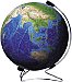 3D球体パズル 540ピース ブルーアース -地球儀-【光るパズル】 (直径約22.9cm)[ユルコロ情報]