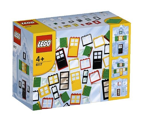 レゴ 基本セット ブロック ドアと窓セット 6117[ユルコロ情報]