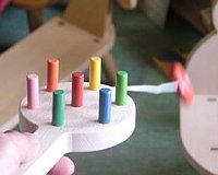めんすくい (おもしろケン玉 木のおもちゃ) wooden toys3枚目[ユルコロ情報]