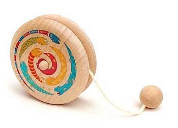 ●色遊びヨーヨー (木のおもちゃ 知育玩具) Wooden toys yo-yo[ユルコロ情報]